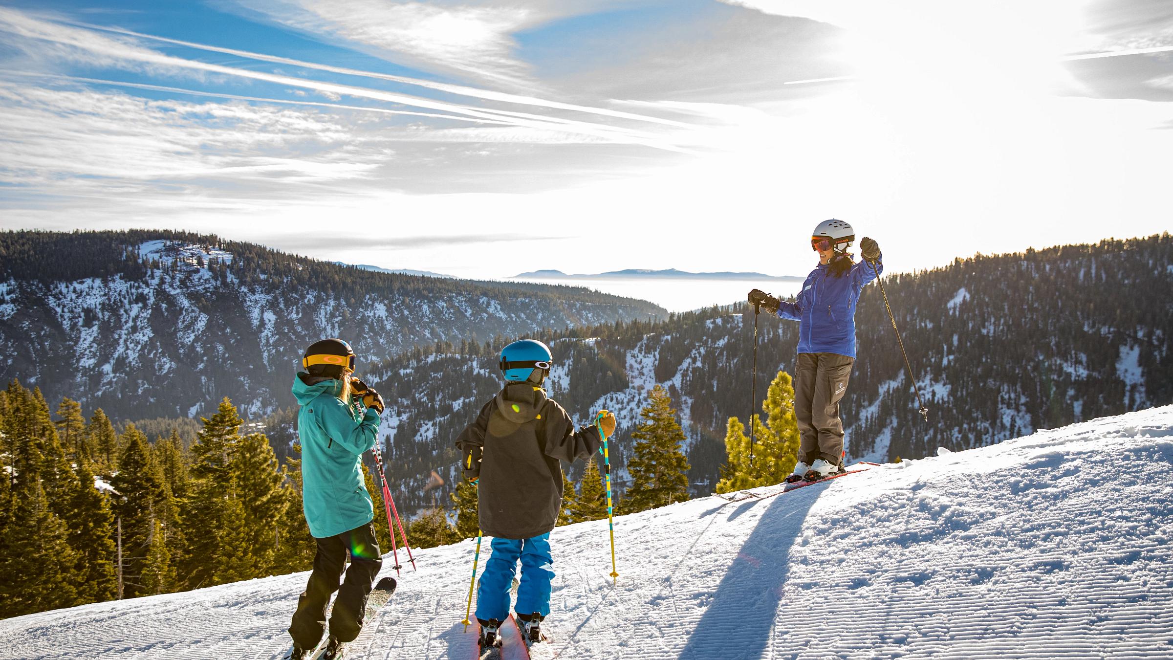 Adult Ski Private Lessons in Lake Tahoe Palisades Tahoe